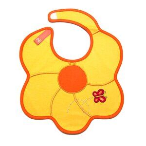 Dibs on Bibs, Flower Baby Bib with Butterfly
